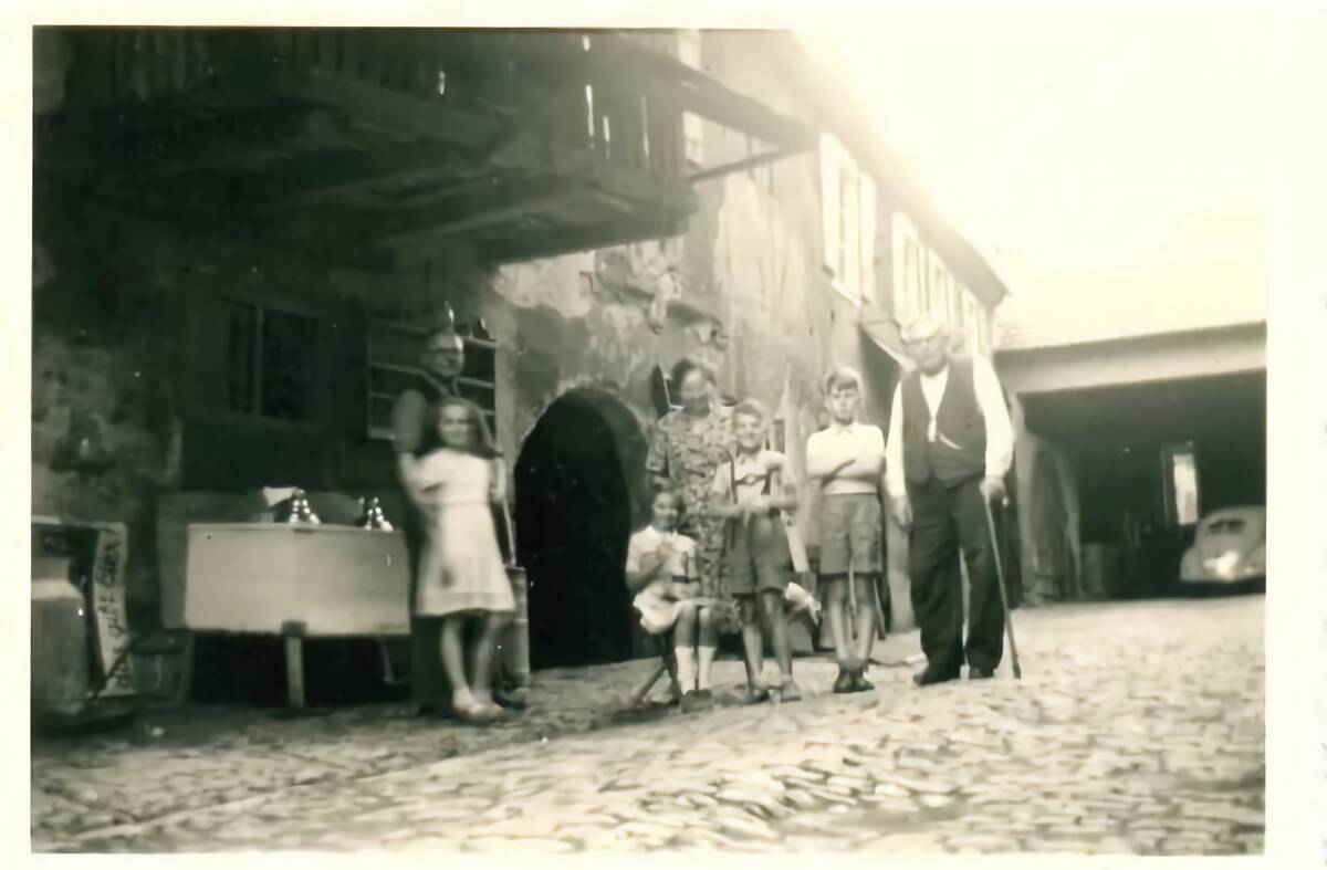 Hans mit Brigitte 1954