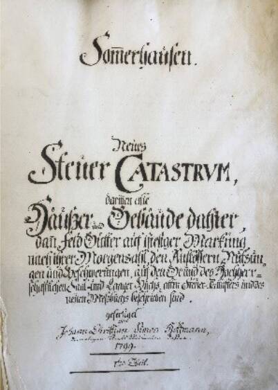 Steuerkataster 1799